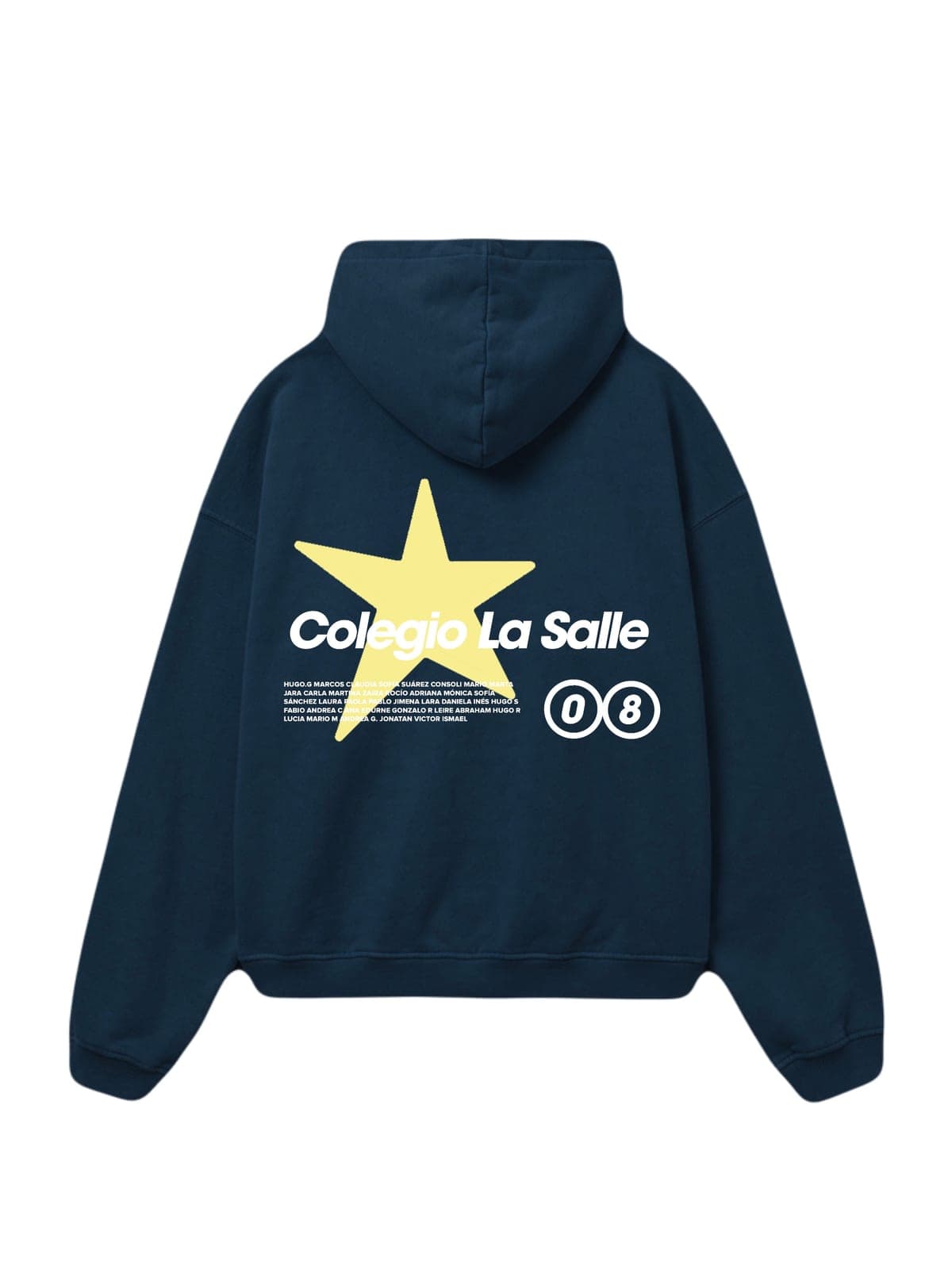 Diseño de sudadera personalizada de grupo nº 4