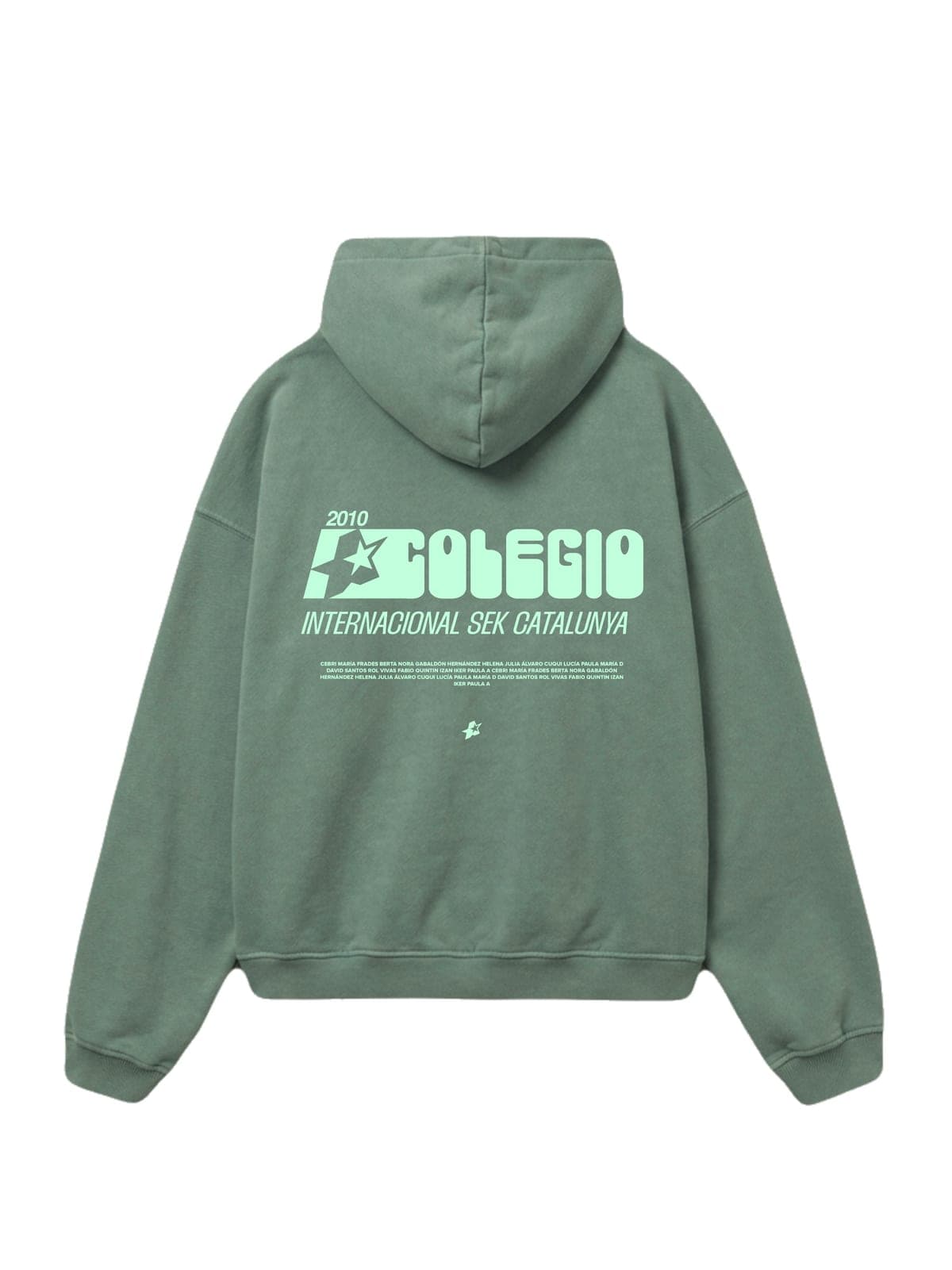 Diseño de sudadera personalizada de grupo nº 7