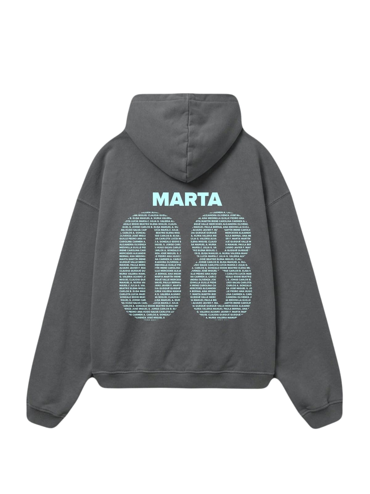 Diseño de sudadera personalizada de grupo nº 8